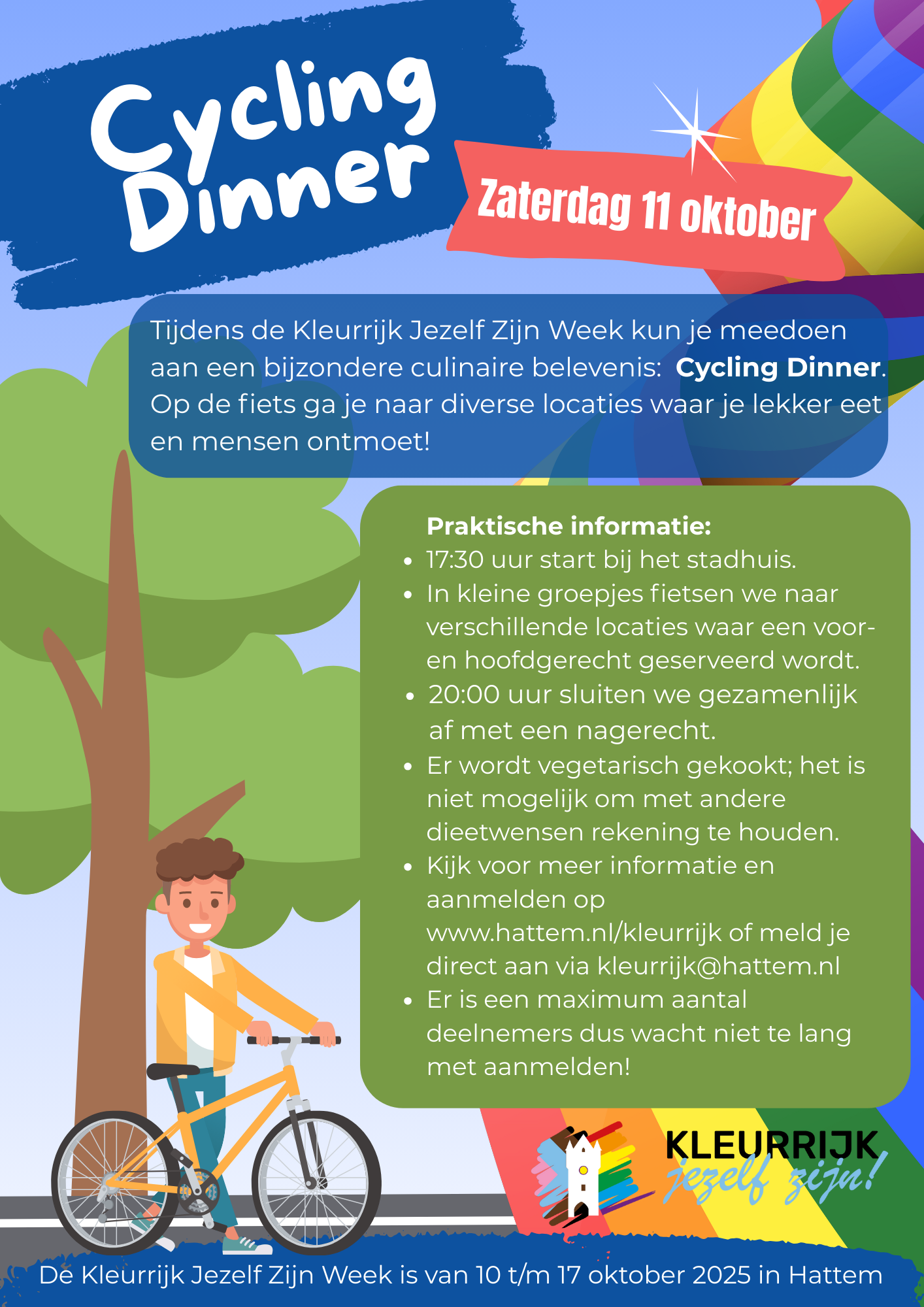 Flyer Cycling Dinner