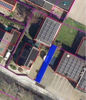 Voornemen verkoop stuk grond Verlengde Parklaan 38