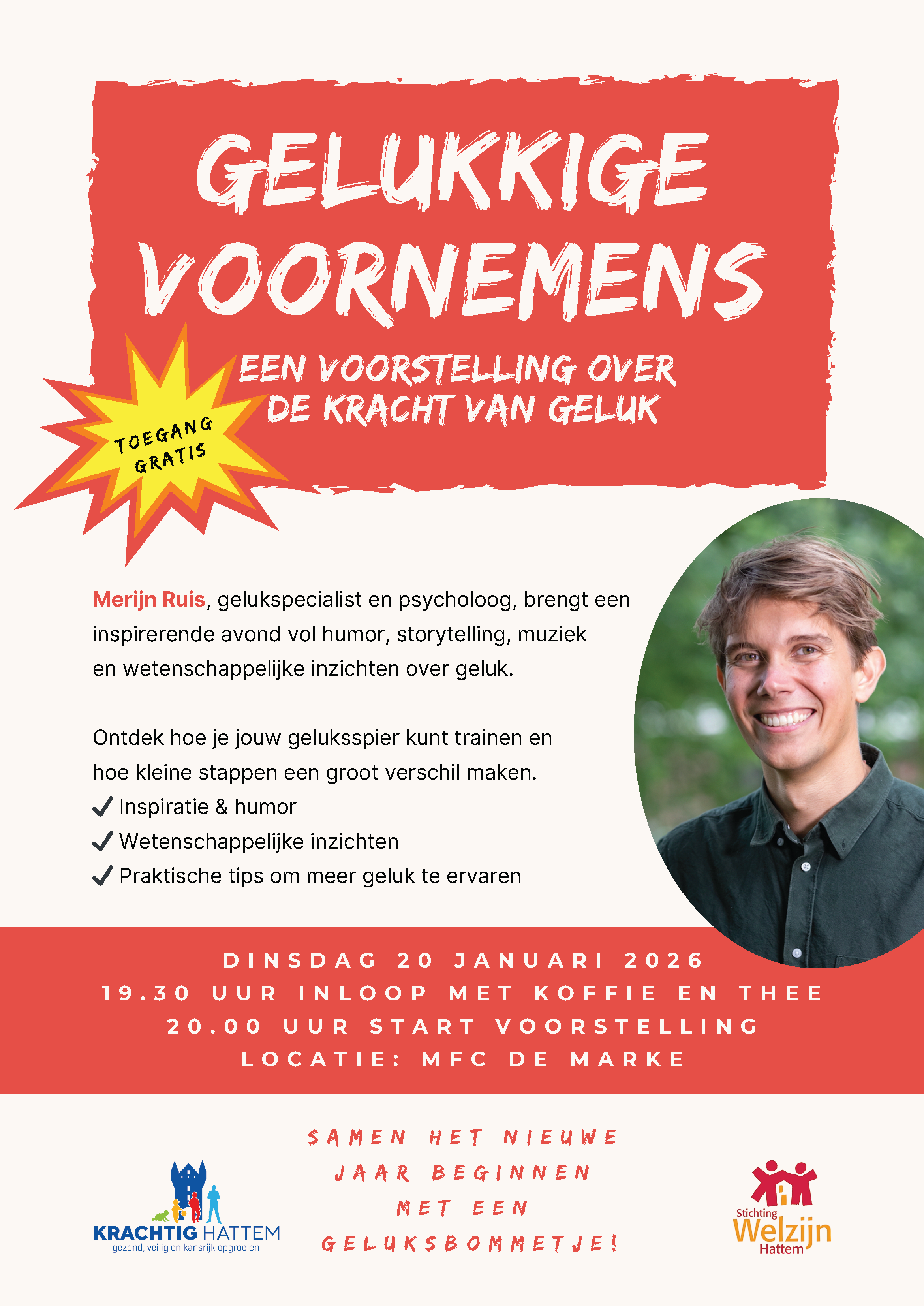 Poster - gelukkige vooornemens